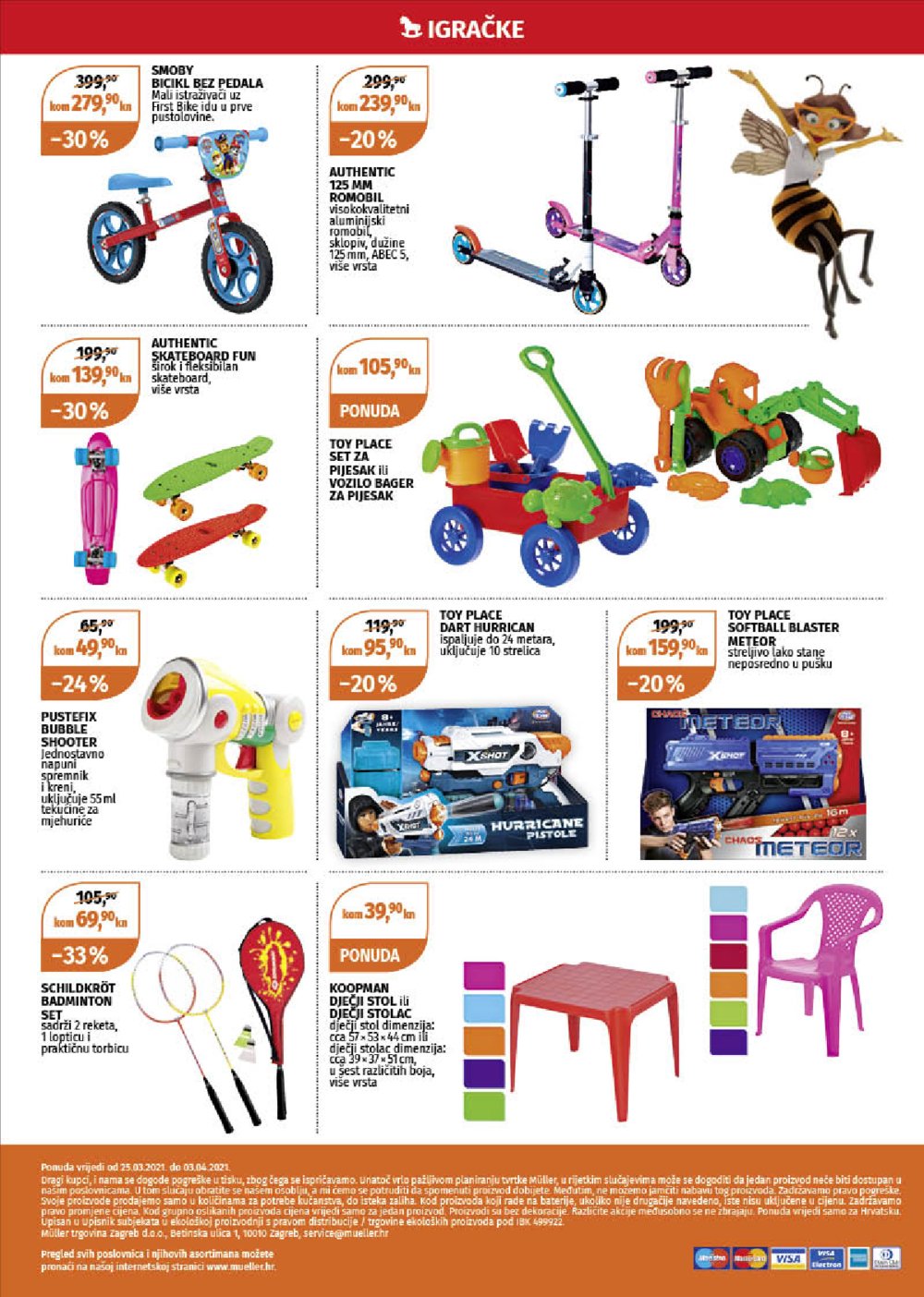 Muller katalog Igračke 25.03.-03.04.2021.