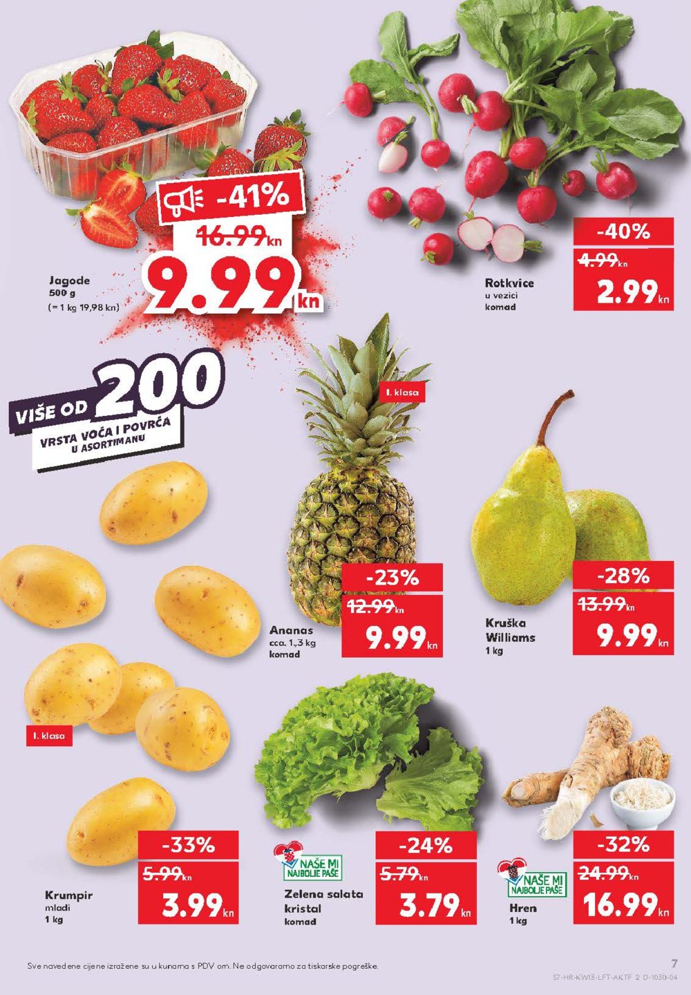 Kaufland katalog Akcija 01.04.-07.04.2021. Velika Gorica, Makarska, Rovinj, Vukovar, Dugo Selo i Poreč