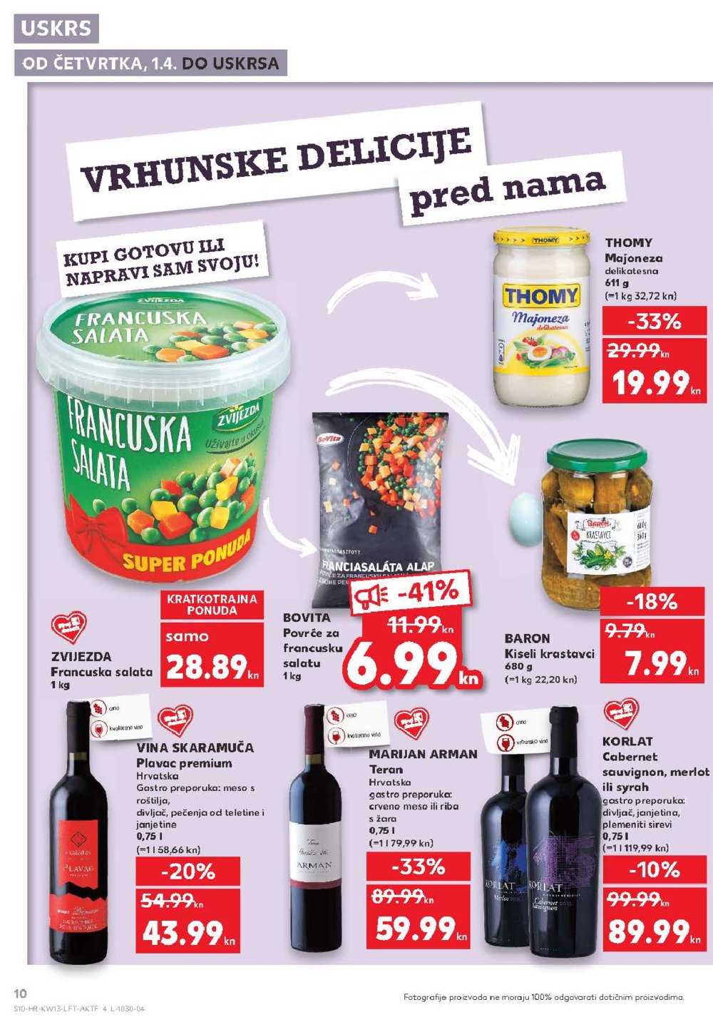 Kaufland katalog Akcija 01.04.-07.04.2021. Velika Gorica, Makarska, Rovinj, Vukovar, Dugo Selo i Poreč
