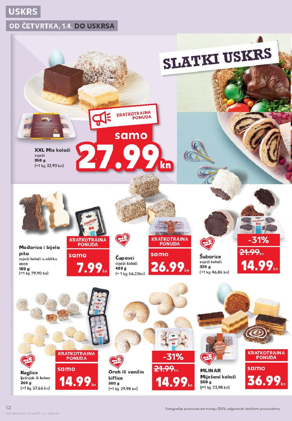 Kaufland katalog Akcija 01.04.-07.04.2021. Velika Gorica, Makarska, Rovinj, Vukovar, Dugo Selo i Poreč