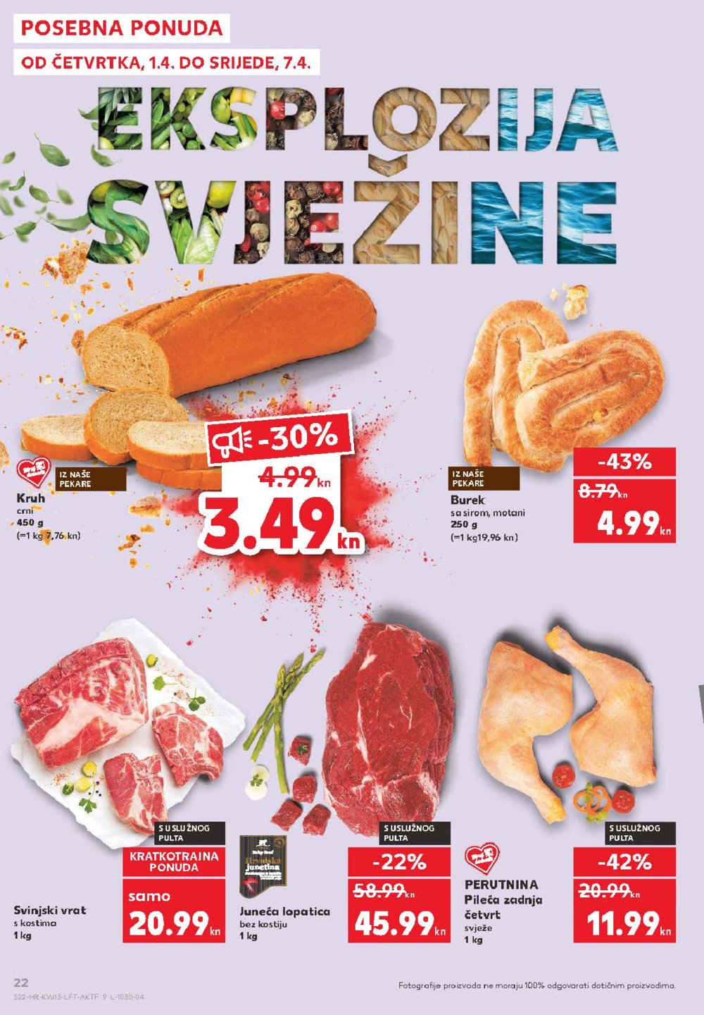 Kaufland katalog Akcija 01.04.-07.04.2021. Velika Gorica, Makarska, Rovinj, Vukovar, Dugo Selo i Poreč