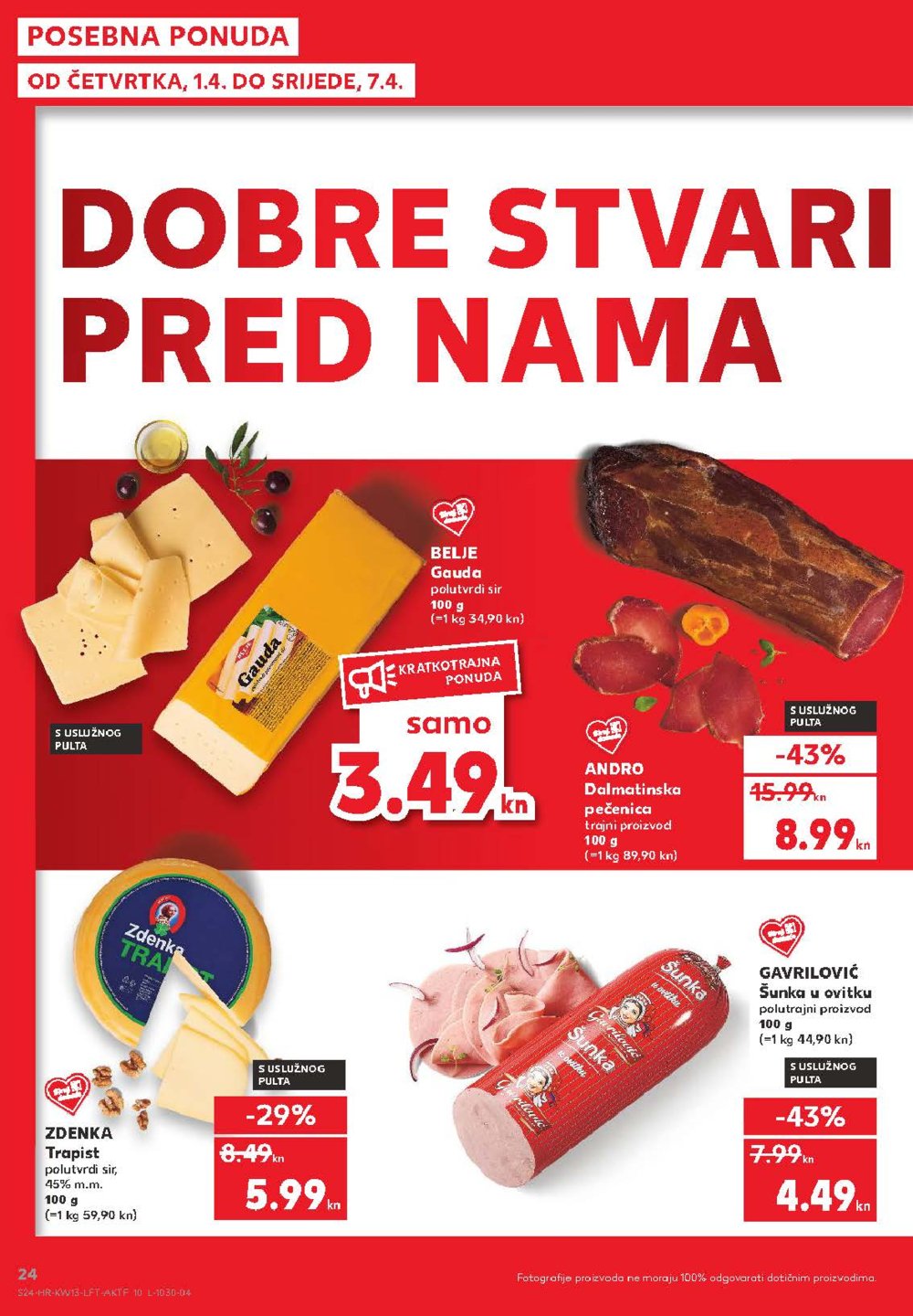 Kaufland katalog Akcija 01.04.-07.04.2021. Velika Gorica, Makarska, Rovinj, Vukovar, Dugo Selo i Poreč