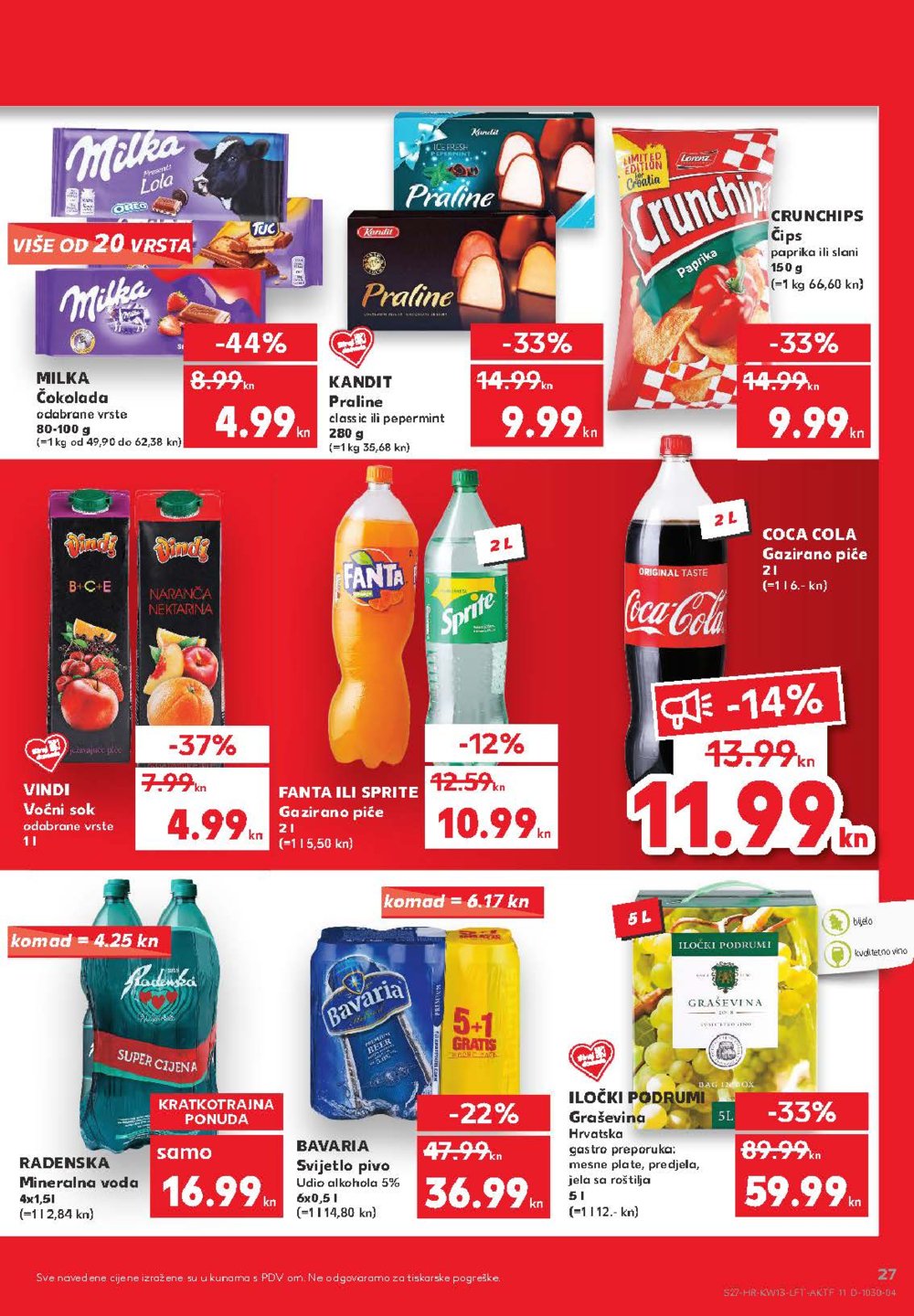 Kaufland katalog Akcija 01.04.-07.04.2021. Velika Gorica, Makarska, Rovinj, Vukovar, Dugo Selo i Poreč