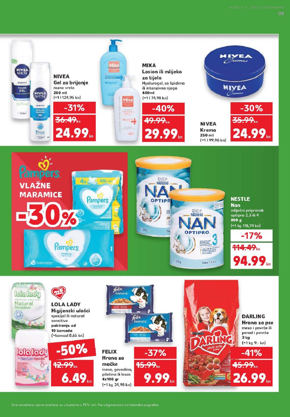 Kaufland katalog Akcija 01.04.-07.04.2021. Velika Gorica, Makarska, Rovinj, Vukovar, Dugo Selo i Poreč