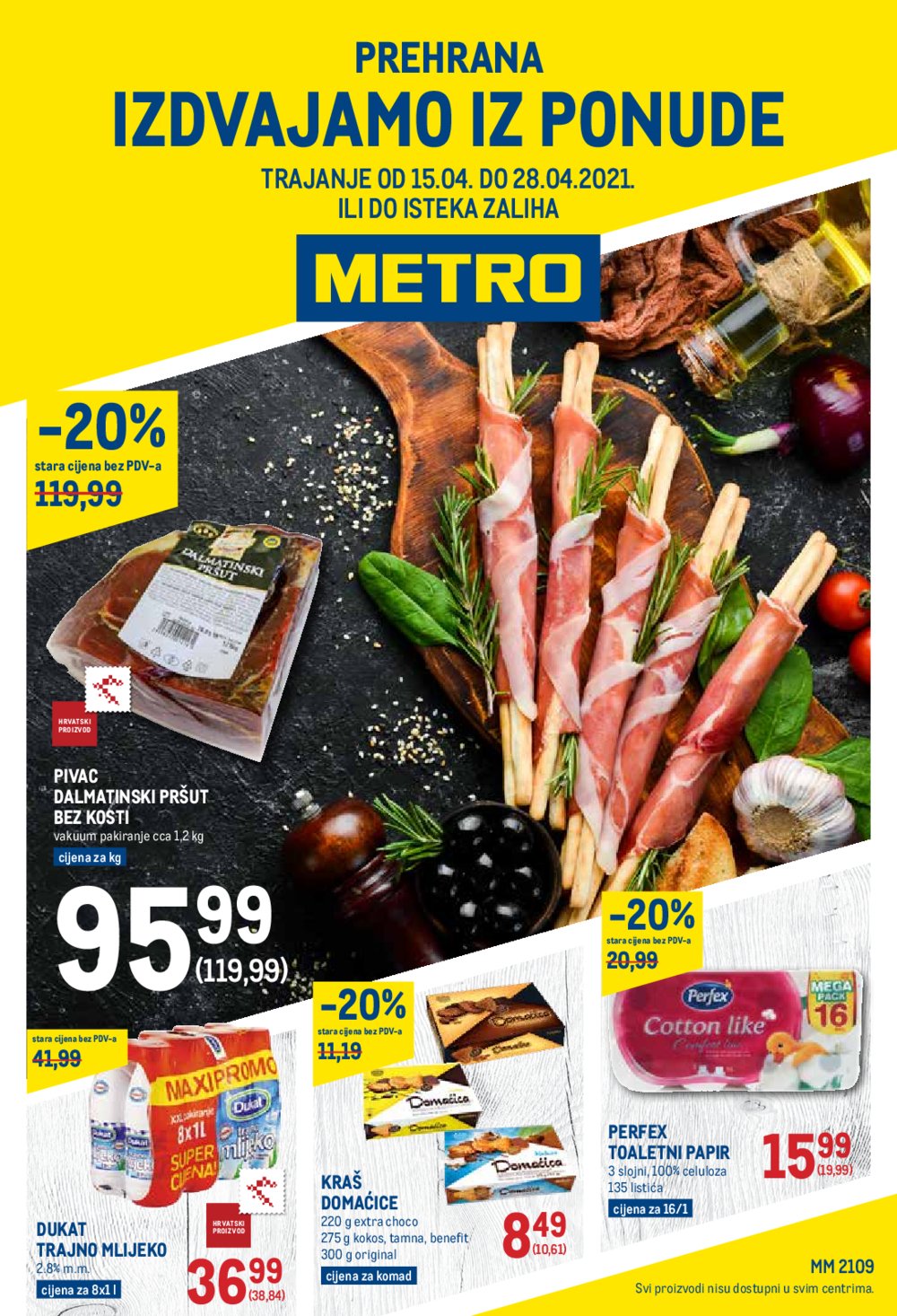 Metro katalog Akcija Prehrana 15.04.-28.04.2021.