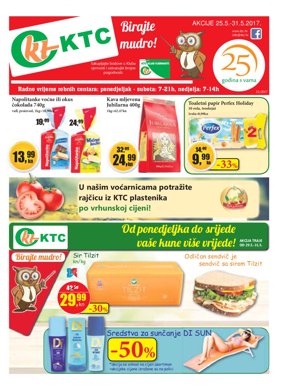 KTC Katalog Prehrana od 25.05. do 31.05.2017