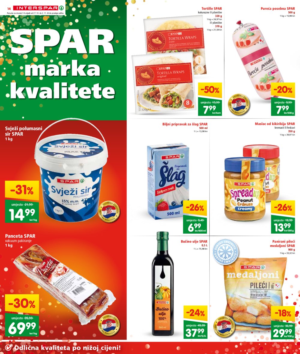 INTERSPAR katalog otvorenje Samobor 27.10.-09.11.2021.