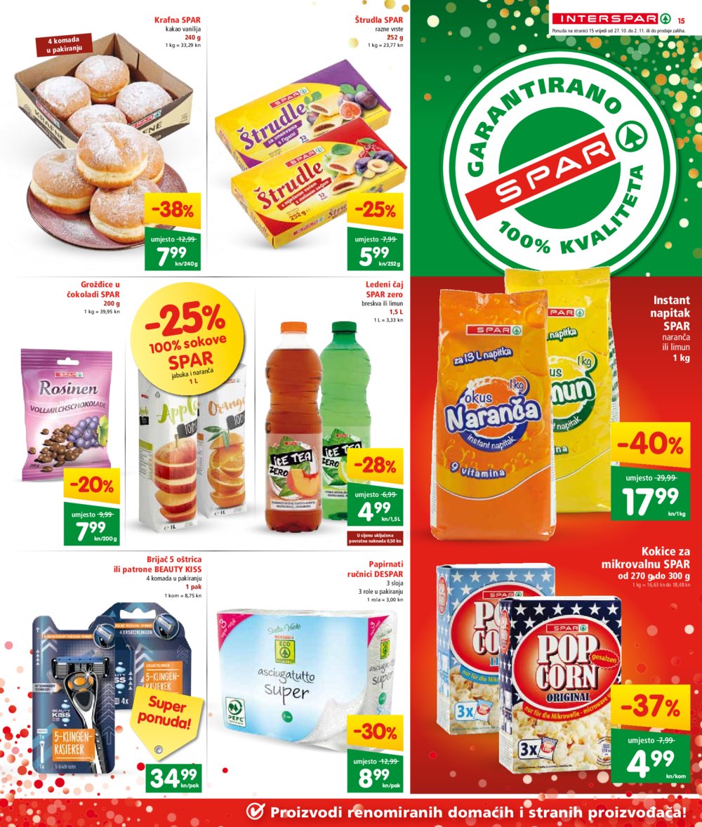 INTERSPAR katalog otvorenje Samobor 27.10.-09.11.2021.