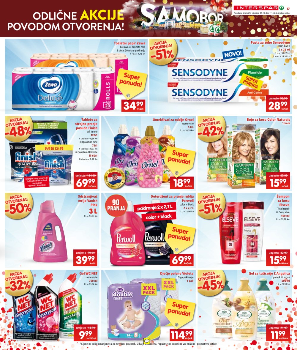 INTERSPAR katalog otvorenje Samobor 27.10.-09.11.2021.