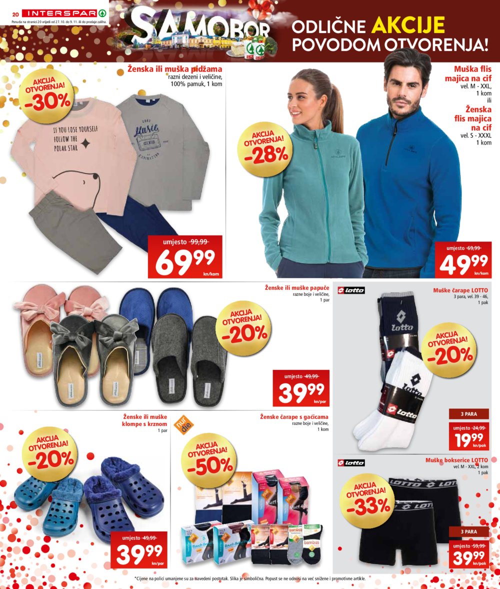 INTERSPAR katalog otvorenje Samobor 27.10.-09.11.2021.