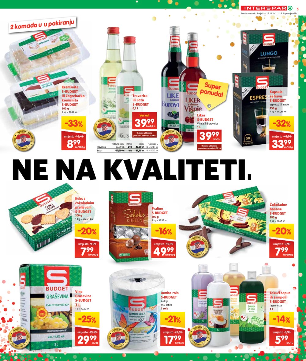 INTERSPAR katalog otvorenje Samobor 27.10.-09.11.2021.