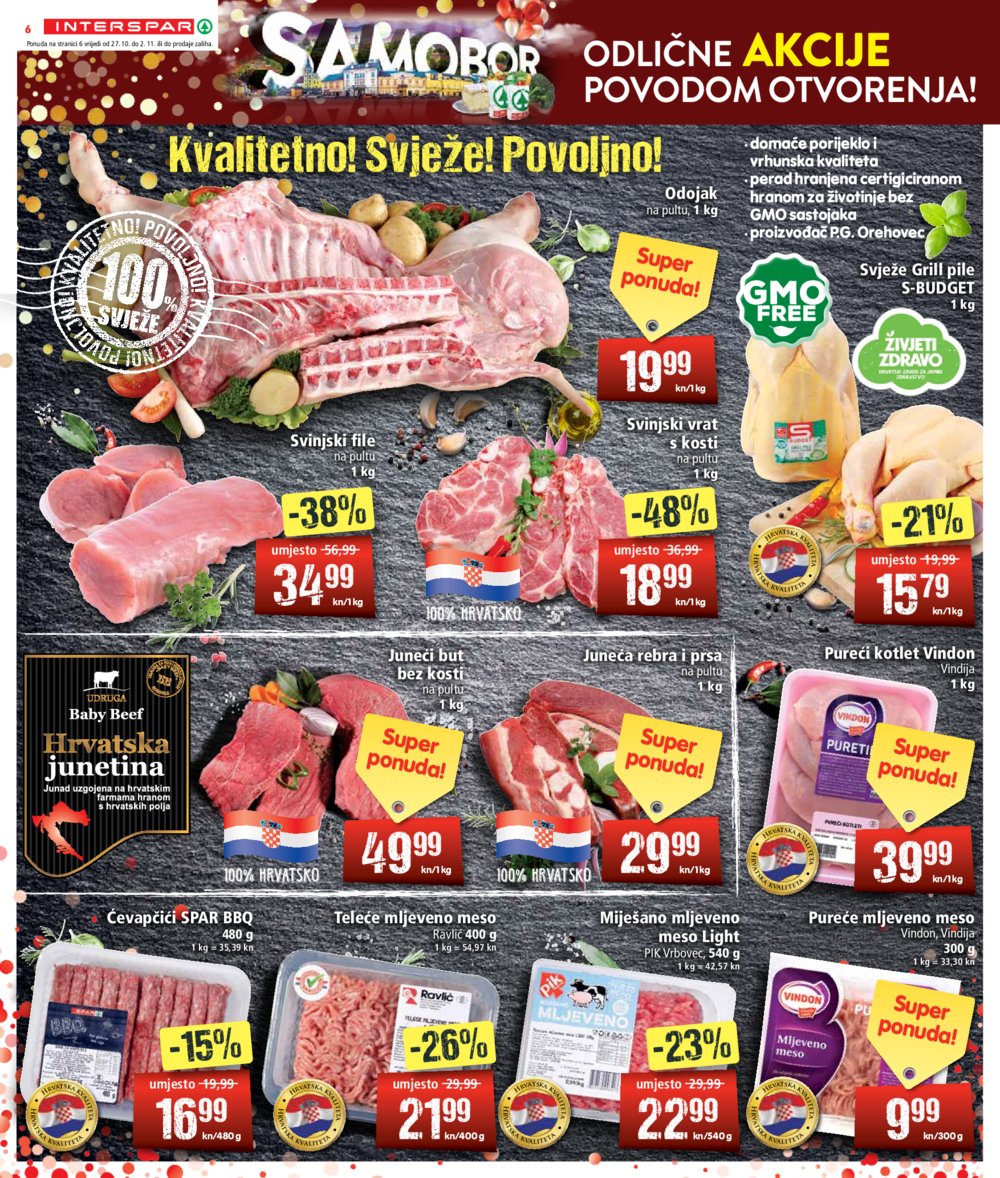 INTERSPAR katalog otvorenje Samobor 27.10.-09.11.2021.