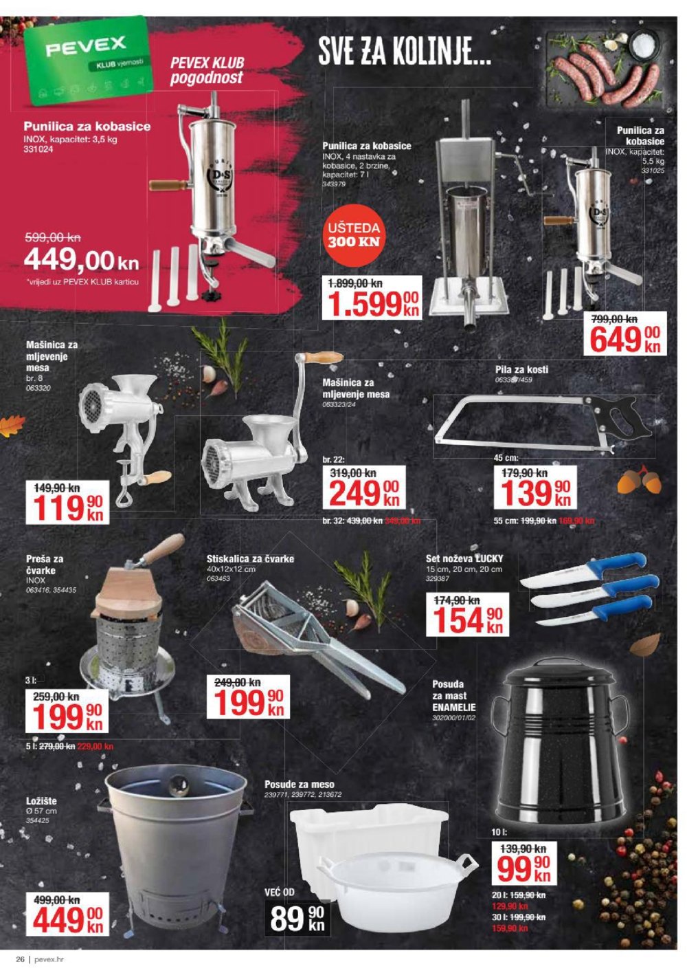 Pevex katalog Niske cijene 28.10.-23.11.2021.