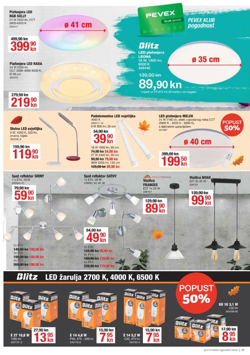 Pevex katalog Niske cijene 28.10.-23.11.2021.