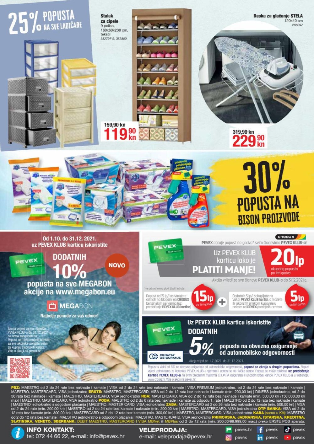 Pevex katalog Niske cijene 28.10.-23.11.2021.