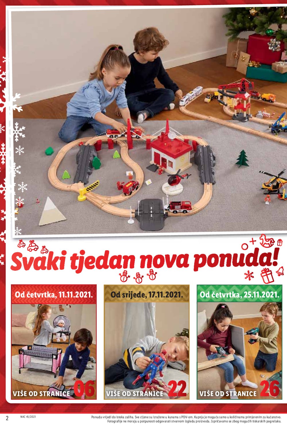 Lidl katalog Božićni katalog igračaka 11.11.-24.12.2021.