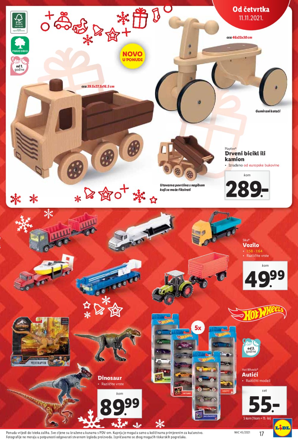 Lidl katalog Božićni katalog igračaka 11.11.-24.12.2021.