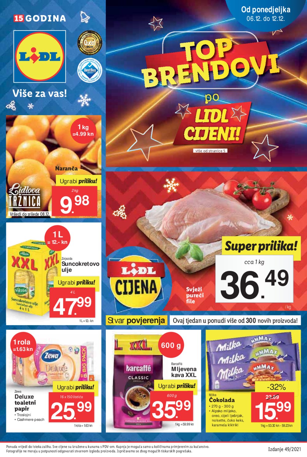 Lidl katalog Top brendovi po Lidl cijeni 06.12.-12.12.2021.