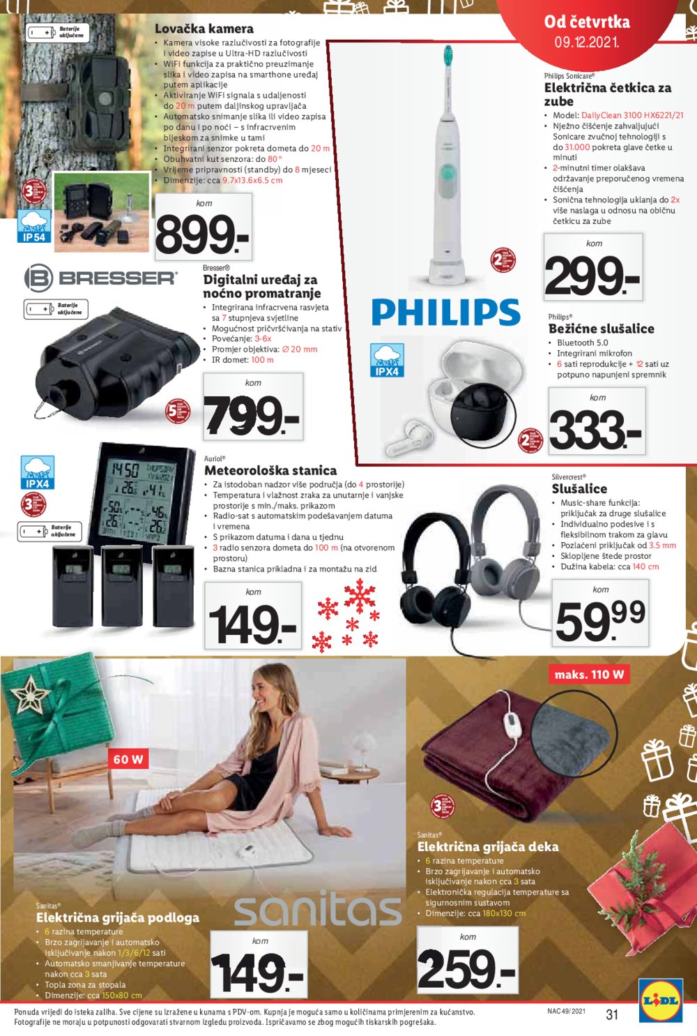 Lidl katalog Top brendovi po Lidl cijeni 06.12.-12.12.2021.