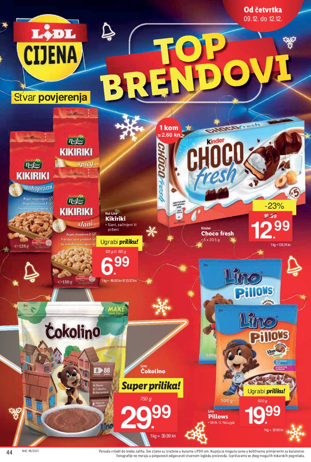 Lidl katalog Top brendovi po Lidl cijeni 06.12.-12.12.2021.