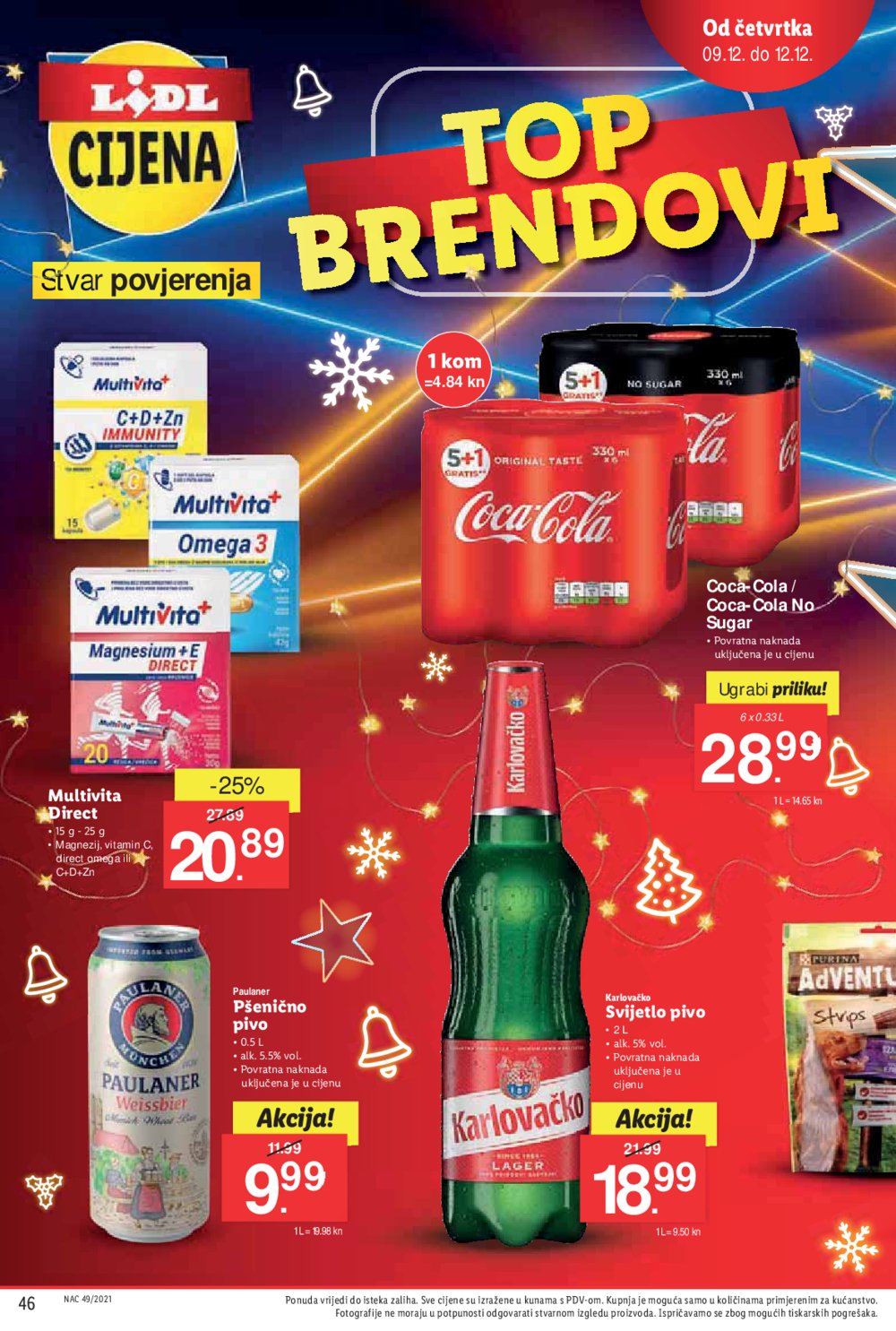 Lidl katalog Top brendovi po Lidl cijeni 06.12.-12.12.2021.