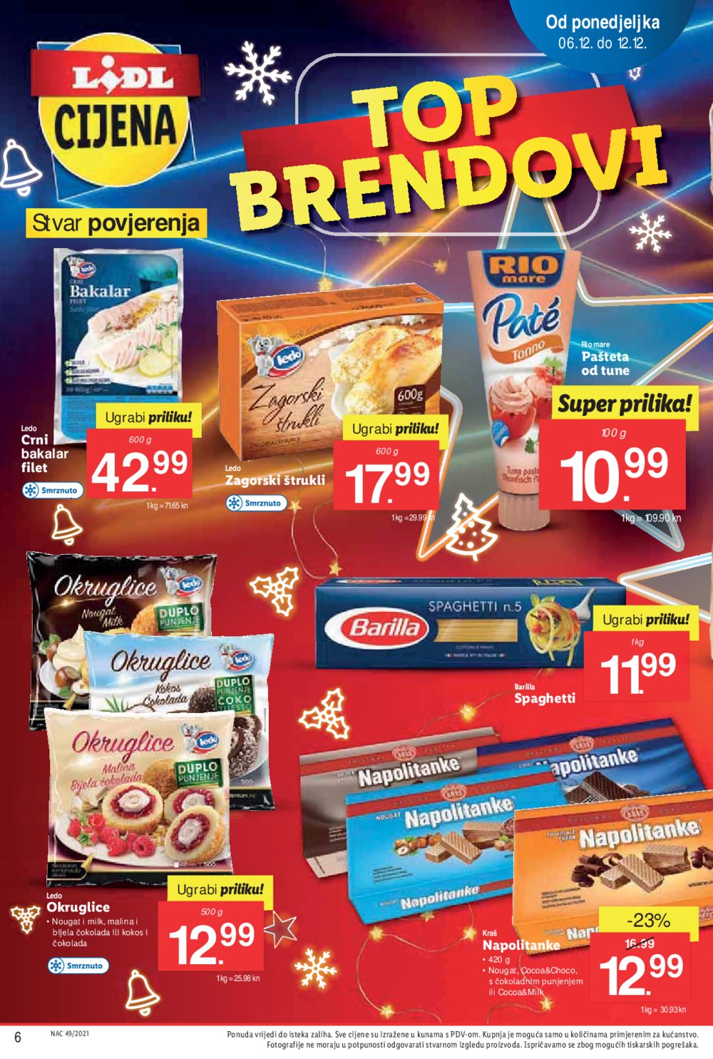 Lidl katalog Top brendovi po Lidl cijeni 06.12.-12.12.2021.