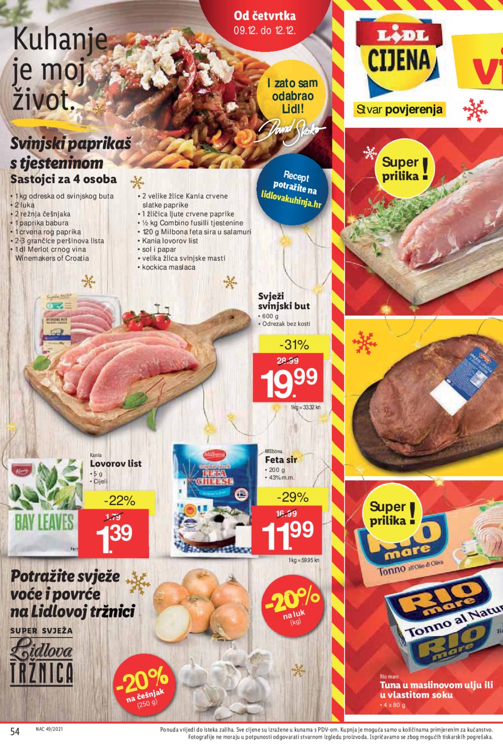 Lidl katalog Top brendovi po Lidl cijeni 06.12.-12.12.2021.