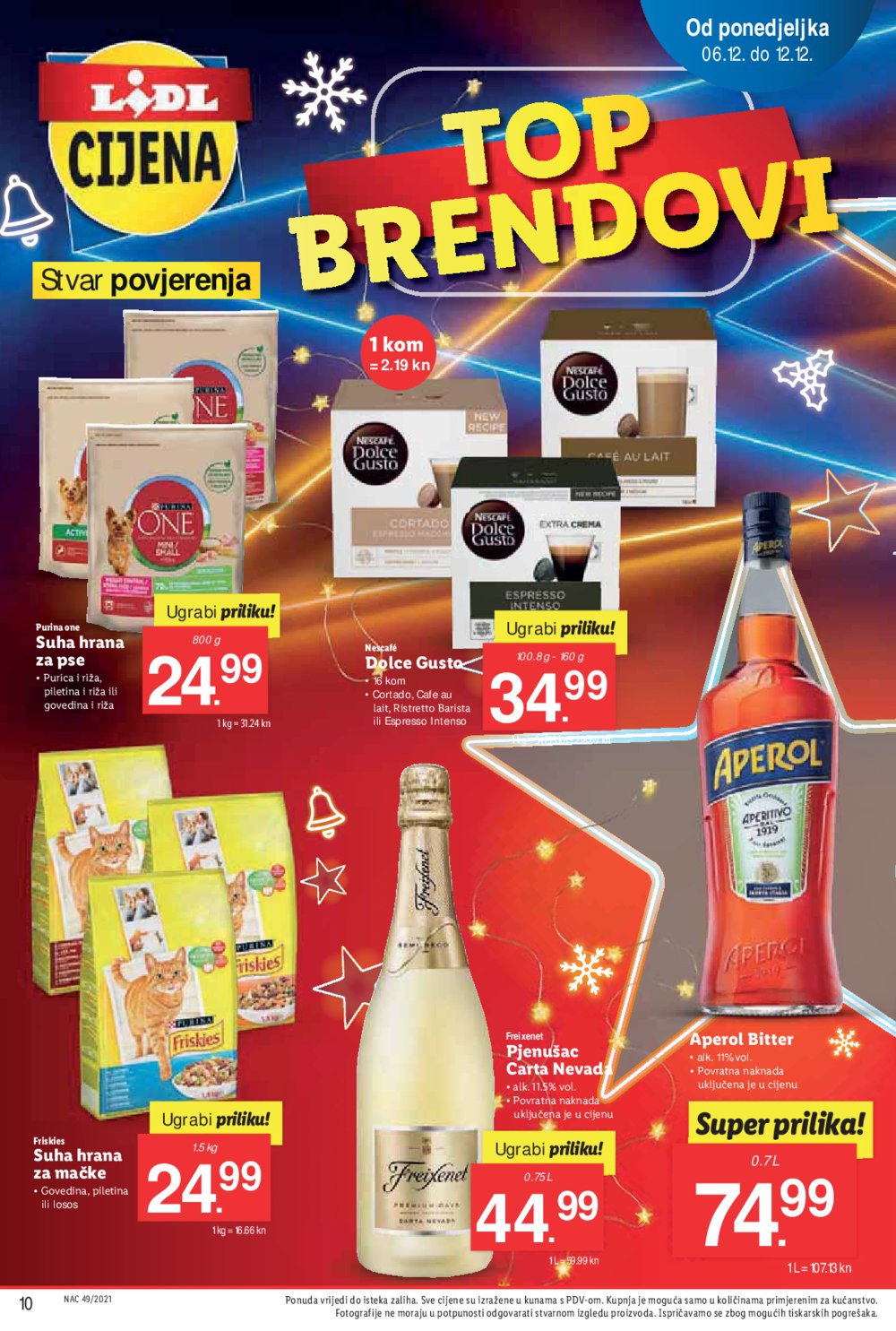 Lidl katalog Top brendovi po Lidl cijeni 06.12.-12.12.2021.