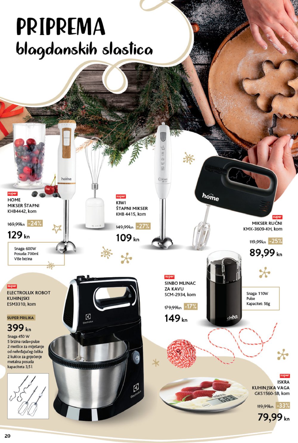 Konzum katalog Akcija tematski kolači 06.12.-24.12.2021.