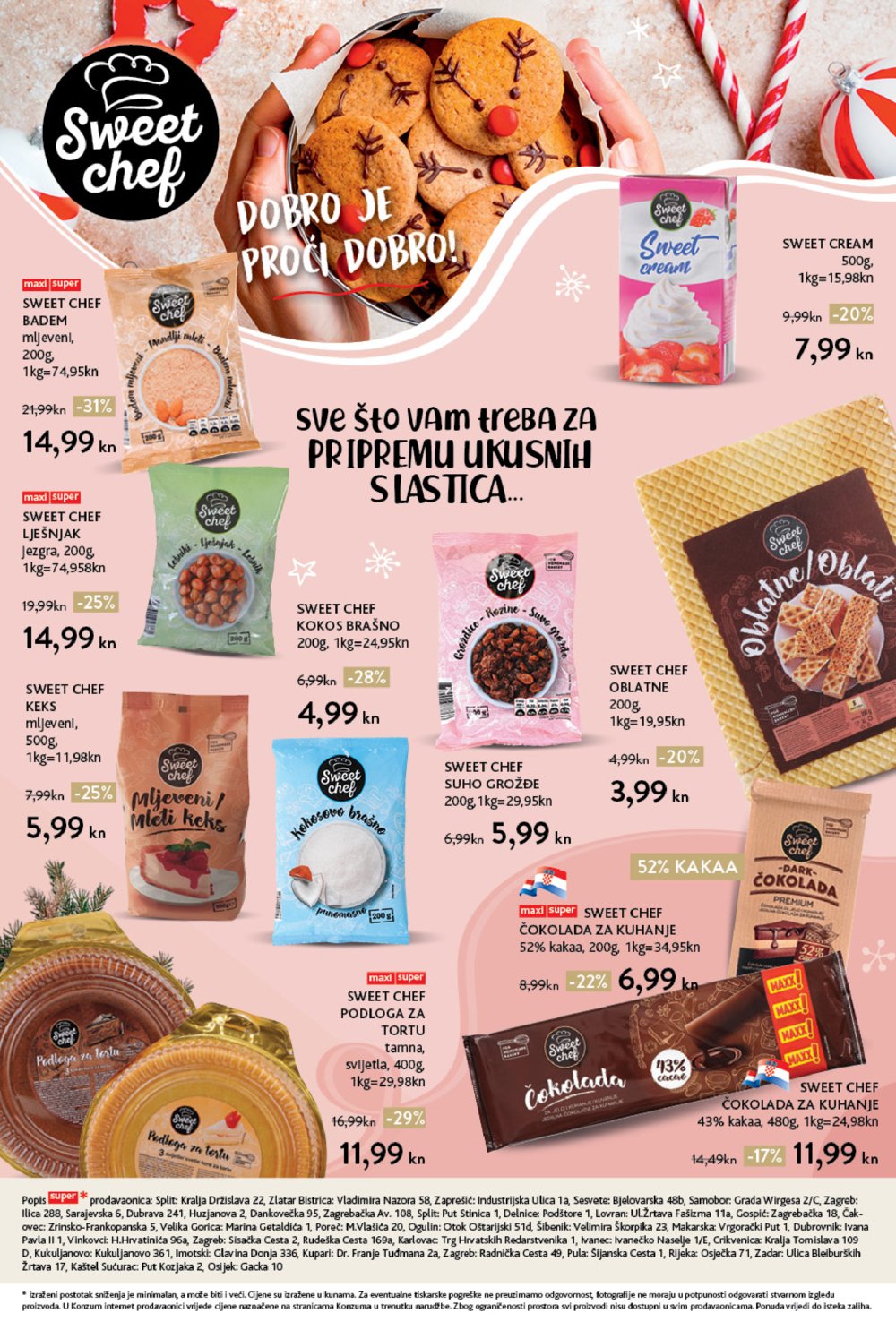 Konzum katalog Akcija tematski kolači 06.12.-24.12.2021.