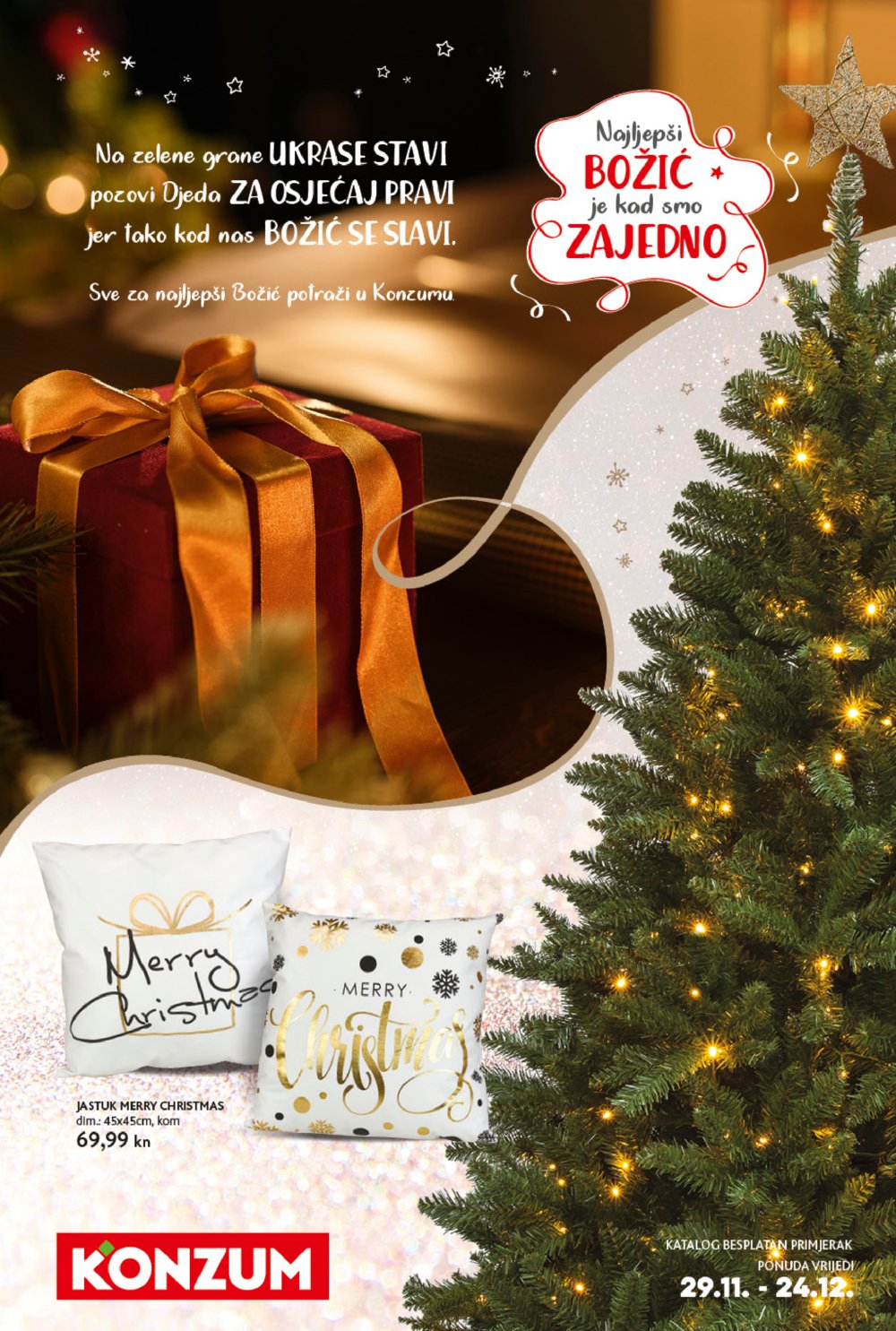 Konzum katalog Akcija tematski kolači 06.12.-24.12.2021.