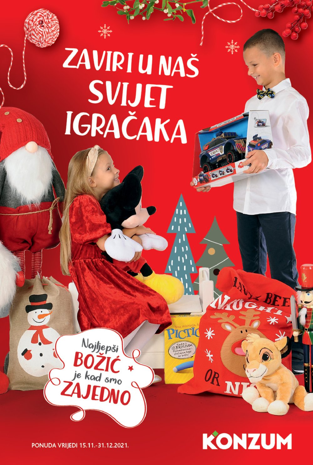 Konzum katalog Akcija tematski kolači 06.12.-24.12.2021.