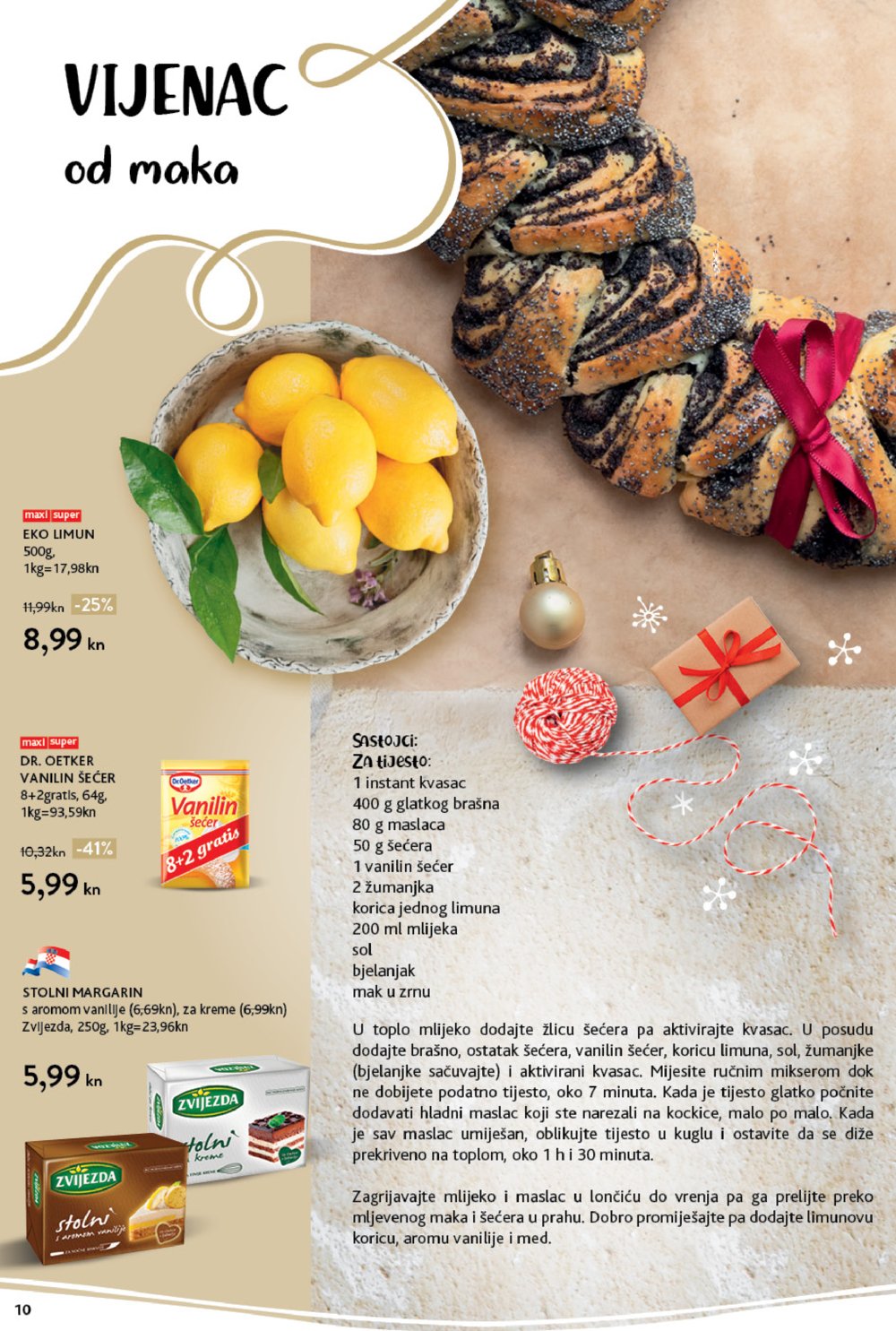 Konzum katalog Akcija tematski kolači 06.12.-24.12.2021.