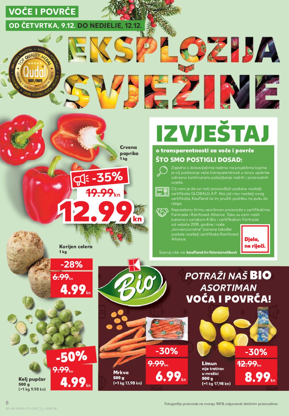 Kaufland katalog Akcija 09.12.-15.12.2021. Zagreb Blato