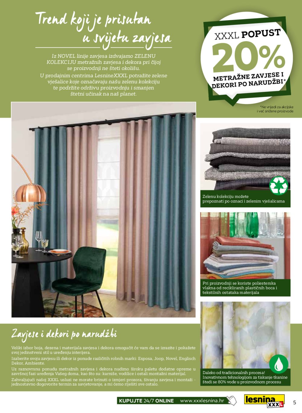 Lesnina katalog Zavjese 01.03.-31.03.2022.