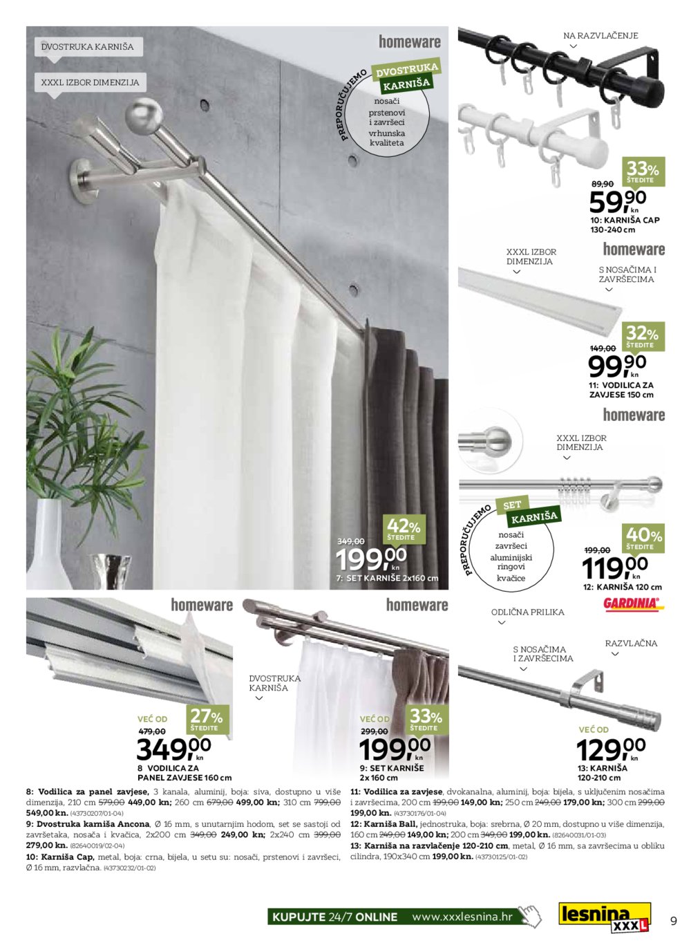 Lesnina katalog Zavjese 01.03.-31.03.2022.