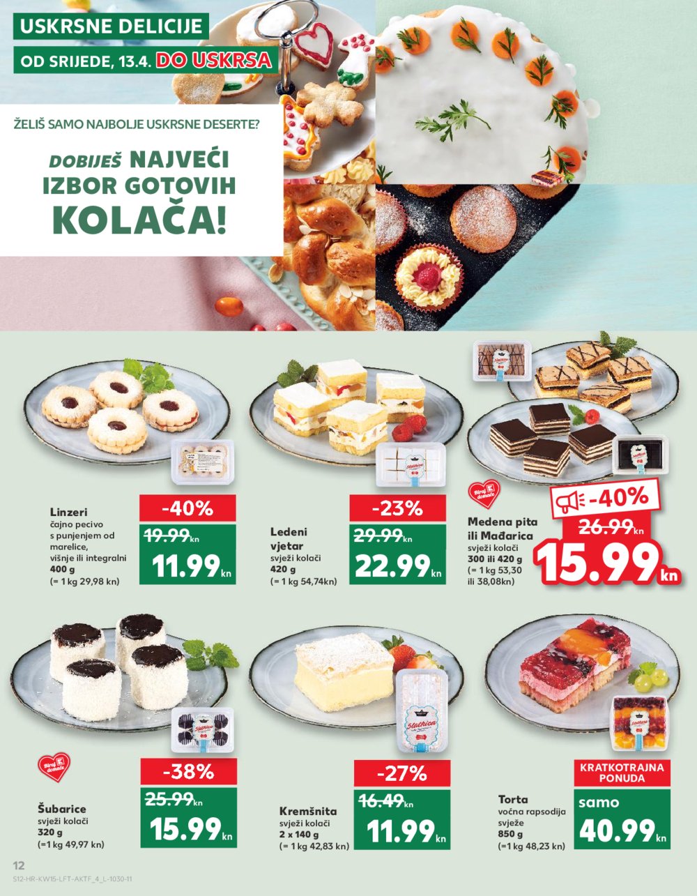 Kaufland katalog Uskrs 13.04.-19.04.2022. Odabrane poslovnice
