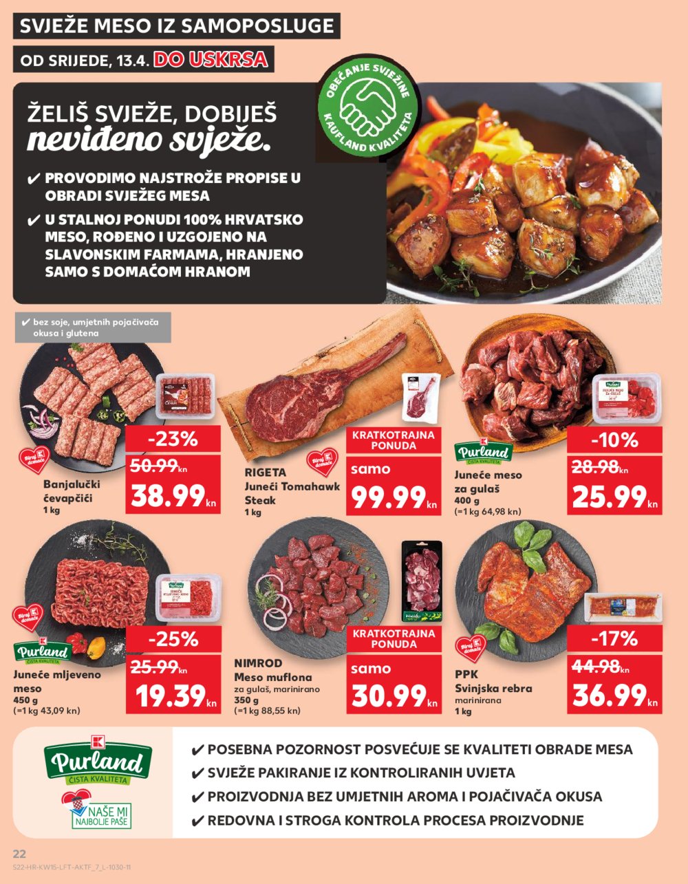 Kaufland katalog Uskrs 13.04.-19.04.2022. Odabrane poslovnice