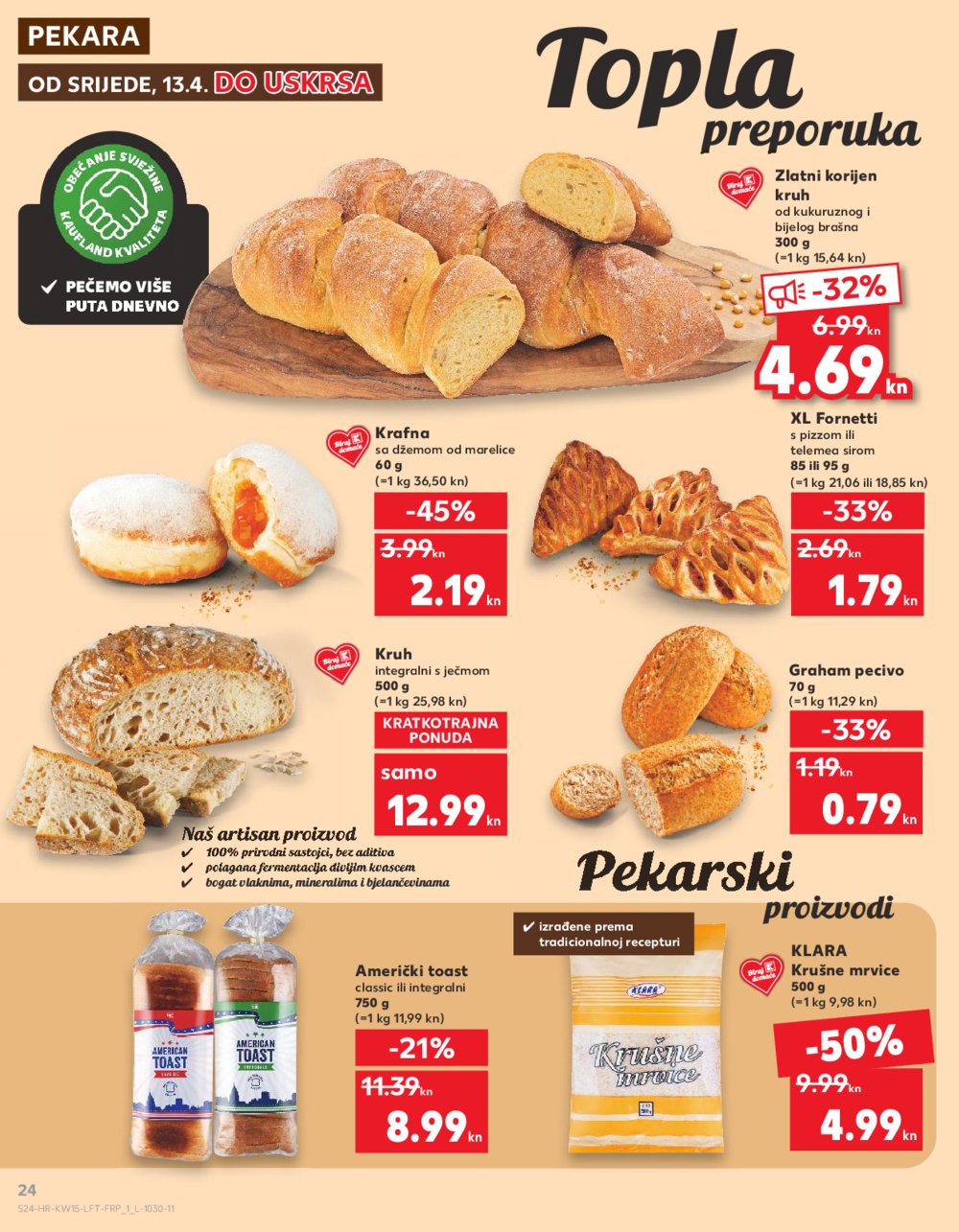 Kaufland katalog Uskrs 13.04.-19.04.2022. Odabrane poslovnice