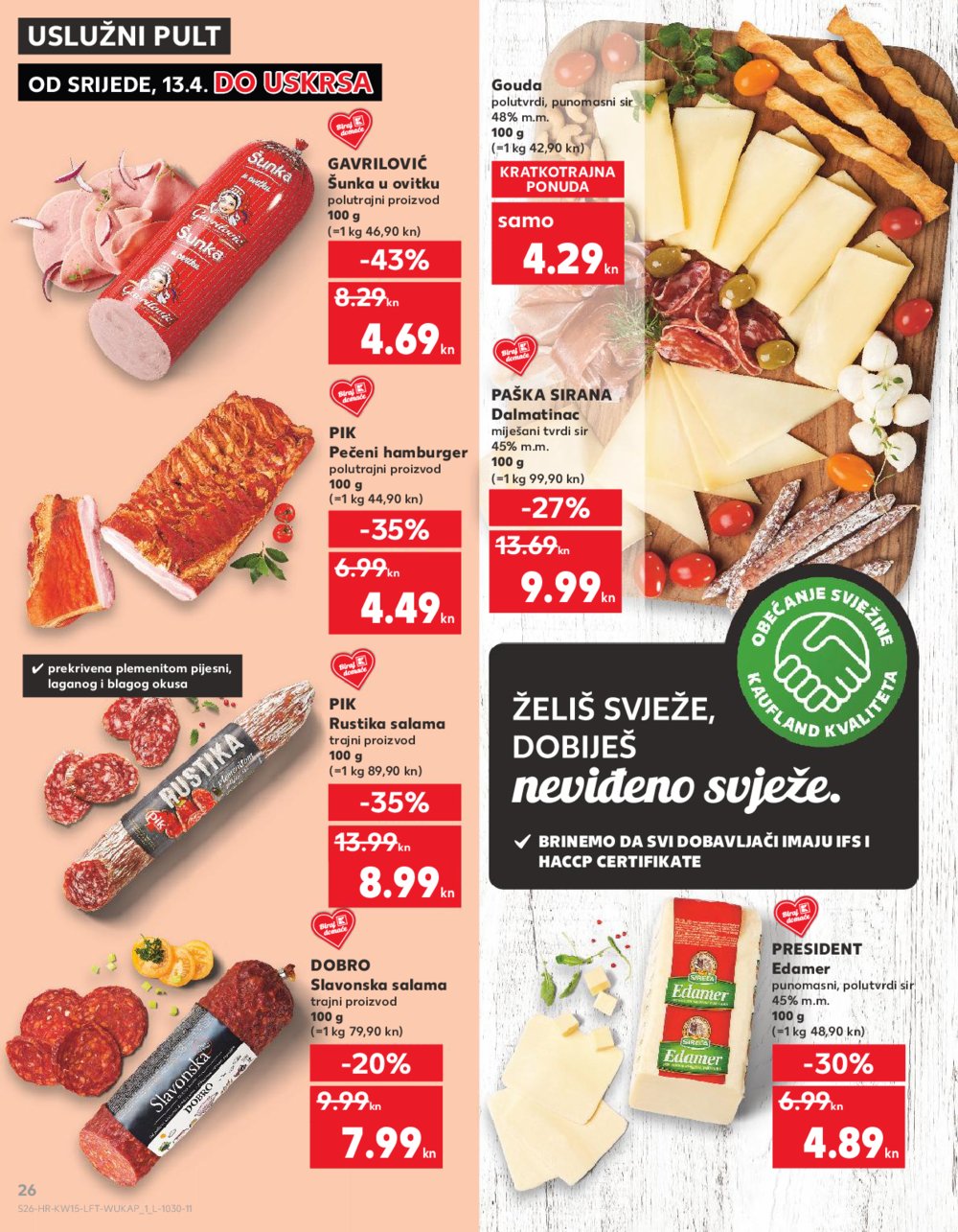 Kaufland katalog Uskrs 13.04.-19.04.2022. Odabrane poslovnice