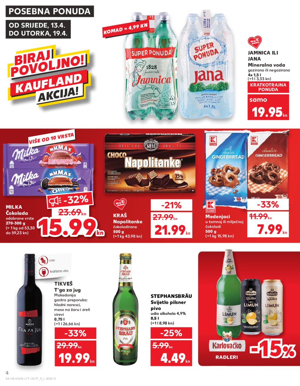 Kaufland katalog Uskrs 13.04.-19.04.2022. Odabrane poslovnice
