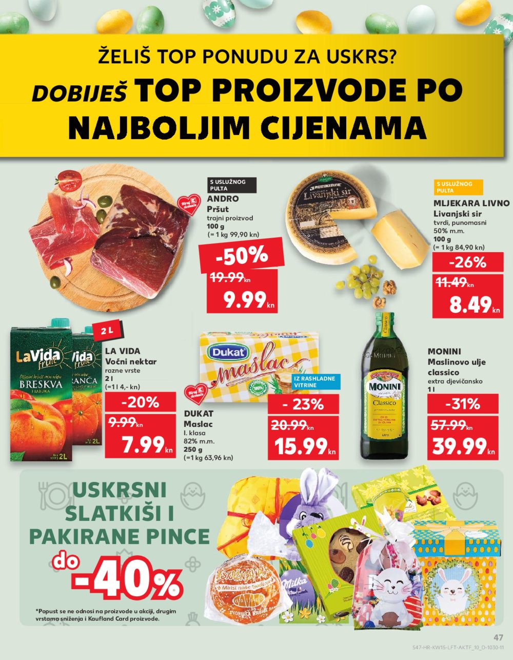 Kaufland katalog Uskrs 13.04.-19.04.2022. Odabrane poslovnice