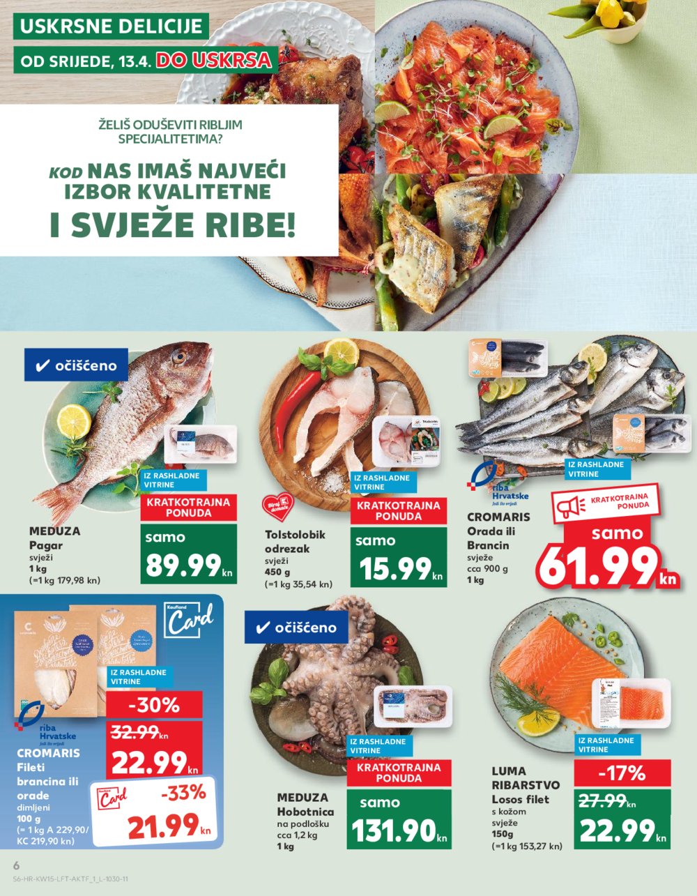 Kaufland katalog Uskrs 13.04.-19.04.2022. Odabrane poslovnice