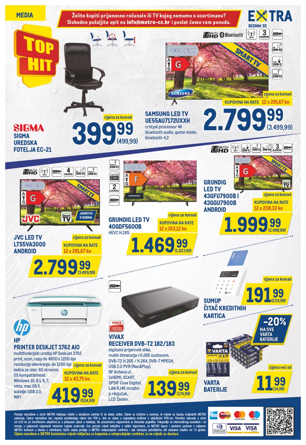 Metro katalog Neprehrana 26.05.-08.06.2022. Rijeka, Zadar i Osijek
