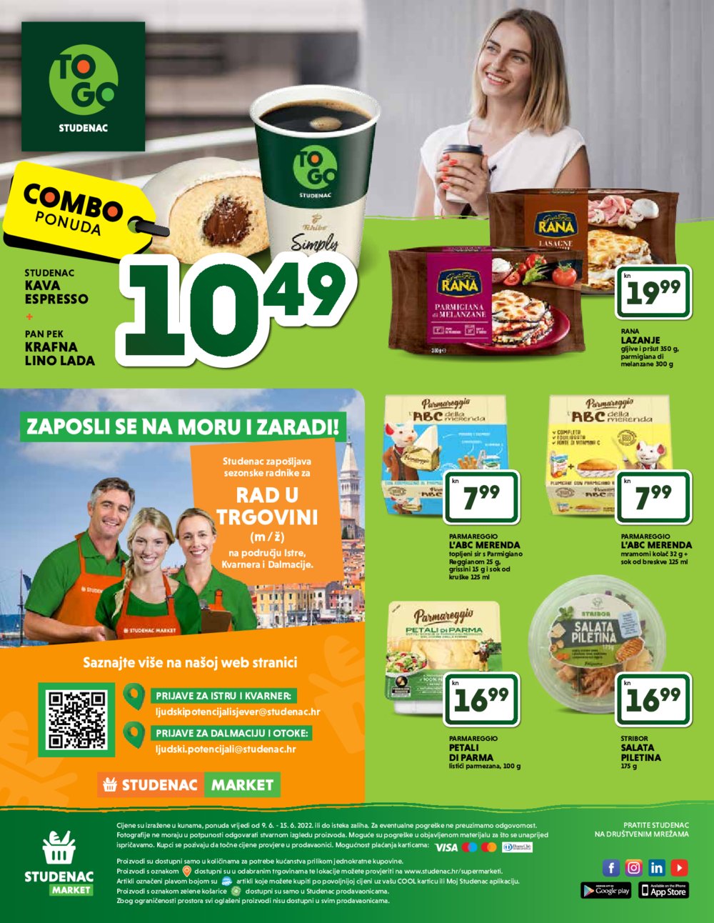 Studenac katalog Akcija 09.06.-15.06.2022. Zagreb