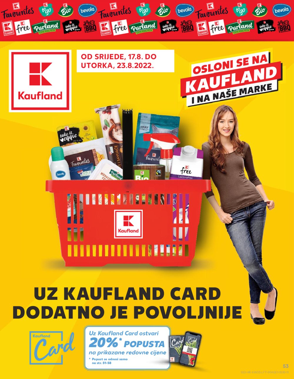 Kaufland katalog Akcija 17.08.-23.08.2022. Rv, Ma, Po, VG, Vu, DS