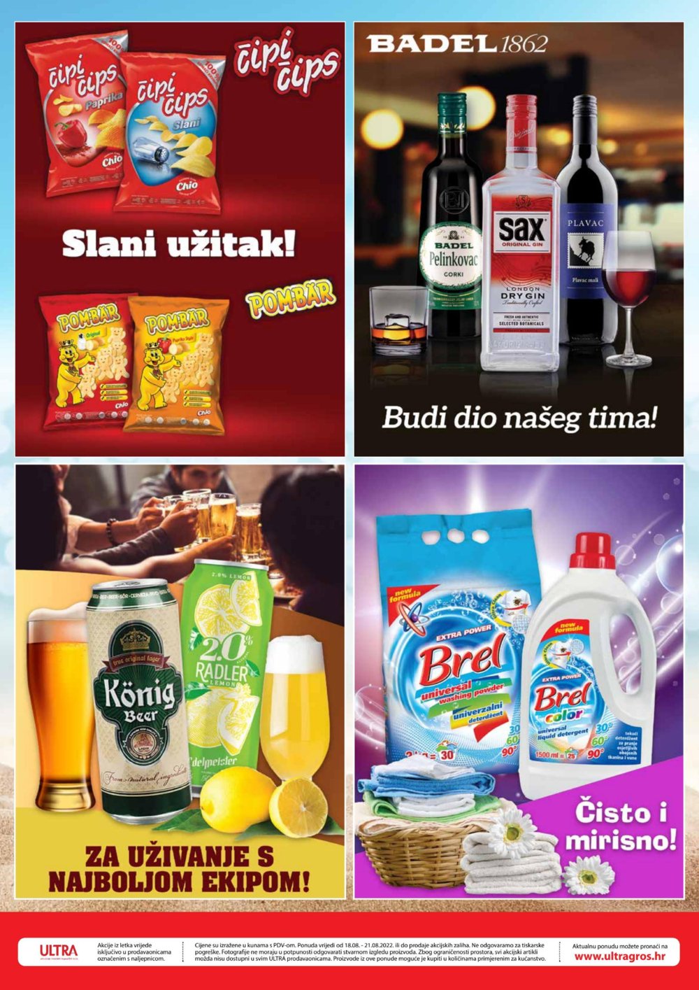 Union katalog Ultra gros vikend akcija 18.08.-21.08.2022.