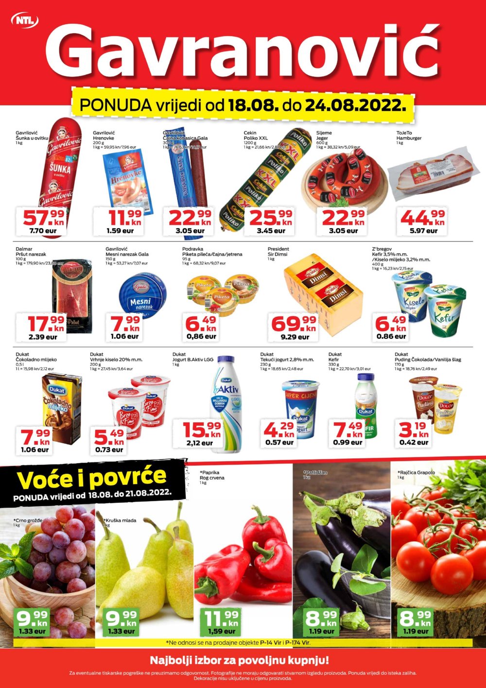 Gavranović katalog Posebna ponuda 18.08.-24.08.2022.