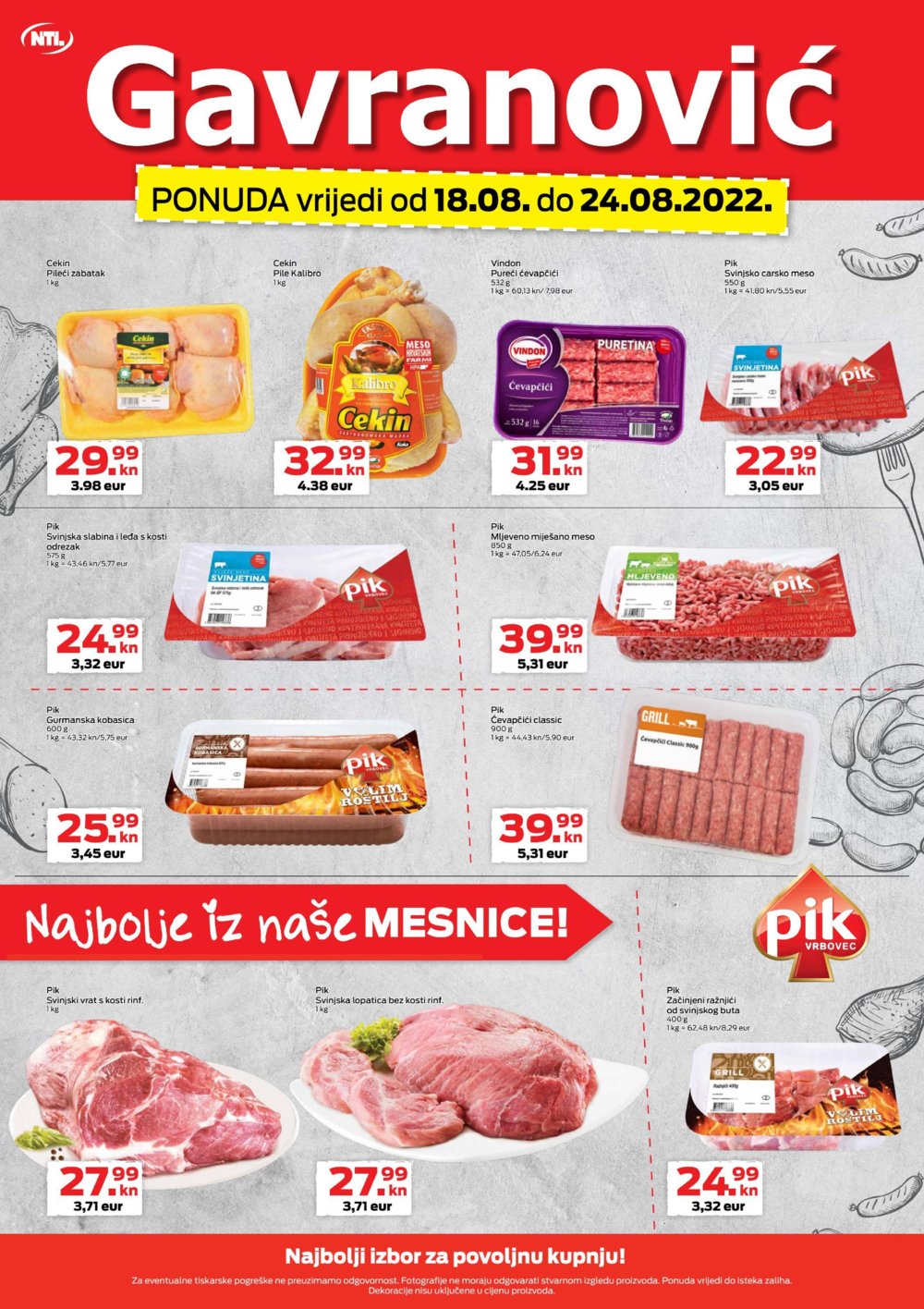 Gavranović katalog Posebna ponuda 18.08.-24.08.2022.