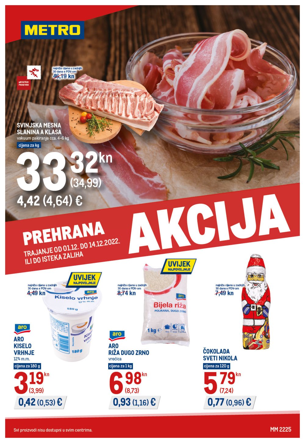 Metro katalog Prehrana 01.12.-14.12.2022.
